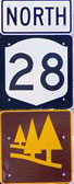 NY 28 North Sign