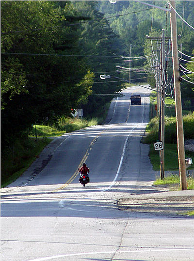 Looking West towards North Creek at the Junction